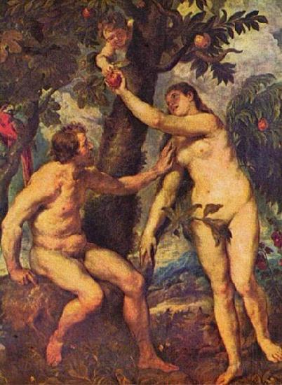 Peter Paul Rubens The Fall of Man Spain oil painting art